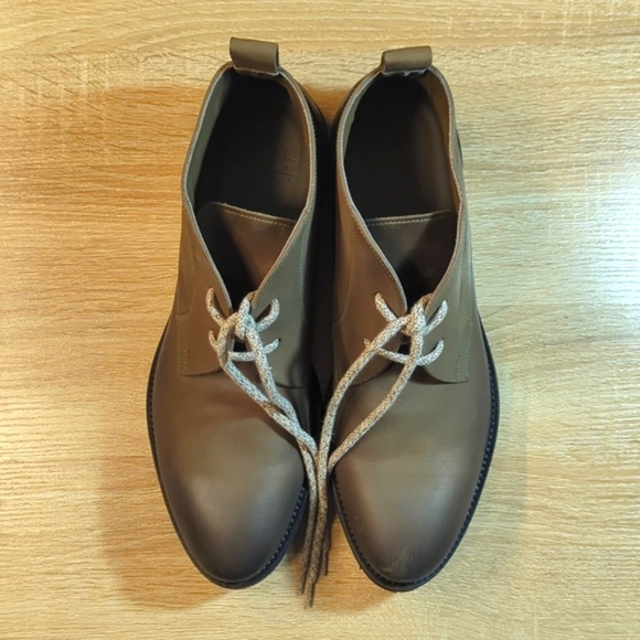 Doucal's Italy Chukka Desert Lace-Up Olive Brown Low Boots 44 10.5 11 - Picture 2 of 11